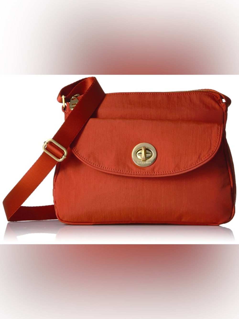 Baggallini Orange Convertible Crossbody Bag Preowned